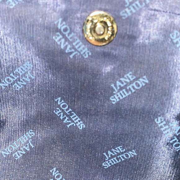 JANE SHILTON Gorgeous Genuine Leather (Navy) Used,Looks Unused! ~6463-ACC-001 - Picture 9 of 10